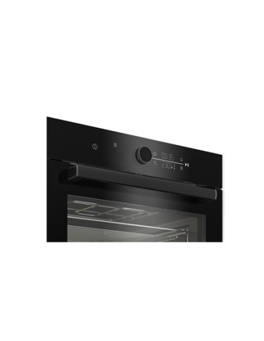 BEKO Oven | BBCM17400B | 48 L | Electric | Hydrolytic | Touch control | Steam function | Height 45.5 cm | Width 59.4 cm | Black
