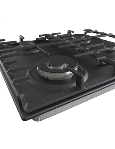 Gorenje | Hob | GW642AB | Gas | Number of burners/cooking zones 4 | Rotary knobs | Black
