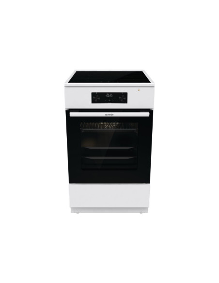 Gorenje | Cooker | GEIT5C60WPG | Hob type Induction | Oven type Electric | White | Width 50 cm | Grilling | Depth 59.4 cm | 70 L