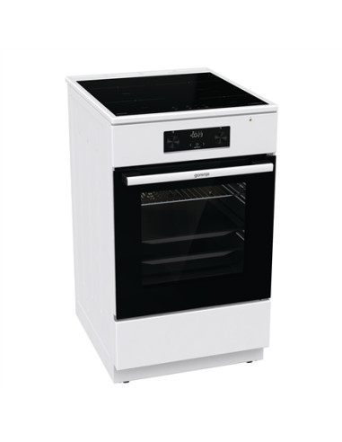 Gorenje | Cooker | GEIT5C60WPG | Hob type Induction | Oven type Electric | White | Width 50 cm | Grilling | Depth 59.4 cm | 70 L