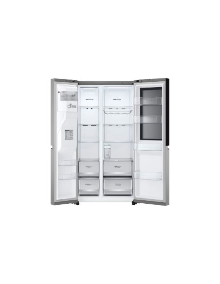 LG Refrigerator | GSGV81PYLL | Energy efficiency class E | Free standing | Side by side | Height 179 cm | Fridge net capacity 41