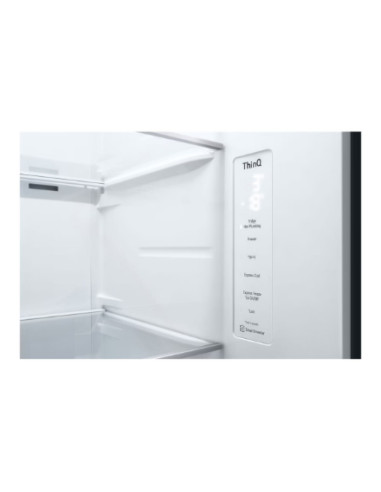 LG Refrigerator | GSGV81PYLL | Energy efficiency class E | Free standing | Side by side | Height 179 cm | Fridge net capacity 41