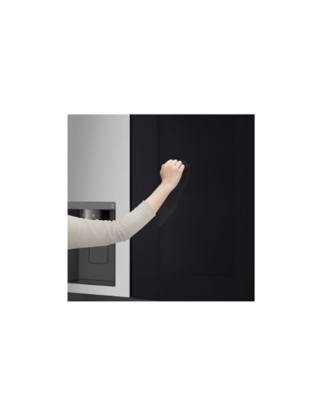 LG Refrigerator | GSGV81PYLL | Energy efficiency class E | Free standing | Side by side | Height 179 cm | Fridge net capacity 41