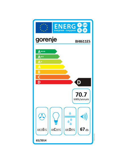 Hood Fully Integrated GORENJE BHI611ES