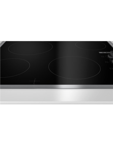 Bosch | Hob | PKE645CA2E | Vitroceramic | Number of burners/cooking zones 4 | Rotary knobs | Black