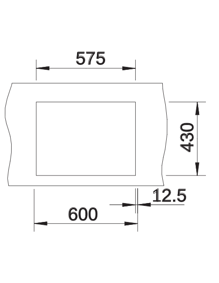 Plautuvė BLANCO CLARON 340/180-IF LI InFino O.A | 521607