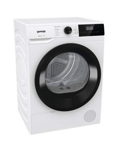 Gorenje Dryer Machine | D2HNE7E | Energy efficiency class E | Front loading | 7 kg | Heat pump | LED | Depth 51 cm | White
