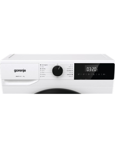 Gorenje Dryer Machine | D2HNE7E | Energy efficiency class E | Front loading | 7 kg | Heat pump | LED | Depth 51 cm | White