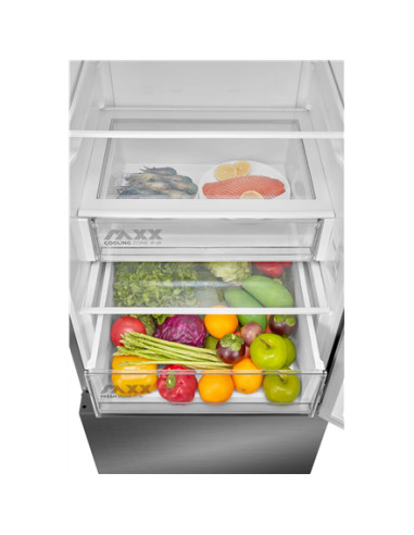 Midea Refrigerator | MDRB600MME46 | Energy efficiency class E | Free standing | Combi | Height 201 cm | No Frost system | Fridge