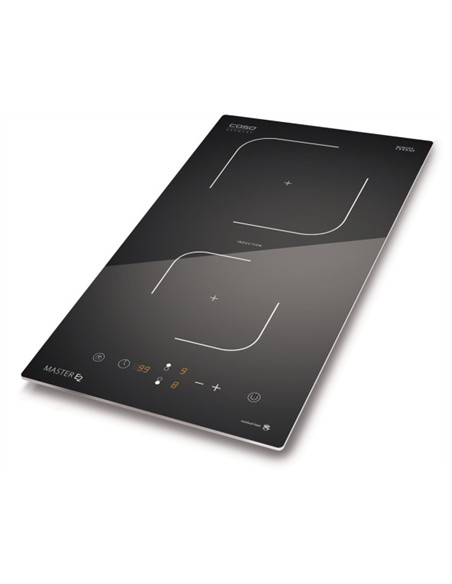 Caso | Hob | Master E2 | Induction | Number of burners/cooking zones 2 | Touch | Timer | Black