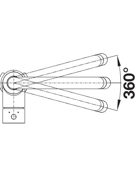 Maišytuvas BLANCO MIDA-S Soft white HD | 526968