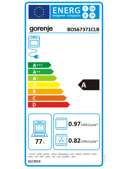 Oven GORENJE BOS67371CLB