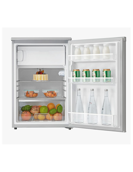 Midea Refrigerator | MDRD168FGE01 | Energy efficiency class E | Free standing | Larder | Height 84.5 cm | Fridge net capacity 97
