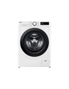 LG | Washing machine | F2WR508SWW | Energy efficiency class A | Front loading | Washing capacity 8 kg | 1200 RPM | Depth 47.5 cm
