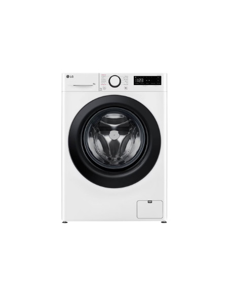 LG | Washing machine | F2WR508SWW | Energy efficiency class A | Front loading | Washing capacity 8 kg | 1200 RPM | Depth 47.5 cm