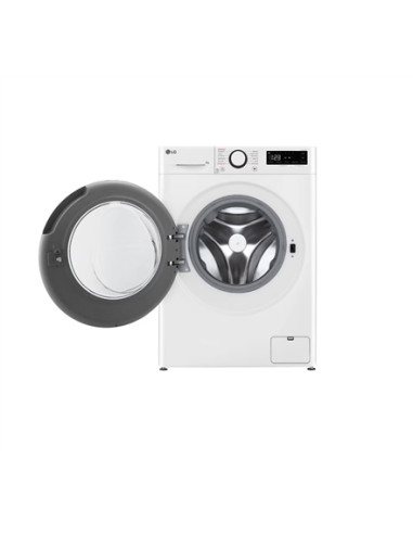 LG | Washing machine | F2WR508SWW | Energy efficiency class A | Front loading | Washing capacity 8 kg | 1200 RPM | Depth 47.5 cm