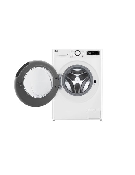 LG | Washing machine | F2WR508SWW | Energy efficiency class A | Front loading | Washing capacity 8 kg | 1200 RPM | Depth 47.5 cm