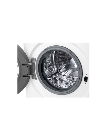LG | Washing machine | F2WR508SWW | Energy efficiency class A | Front loading | Washing capacity 8 kg | 1200 RPM | Depth 47.5 cm