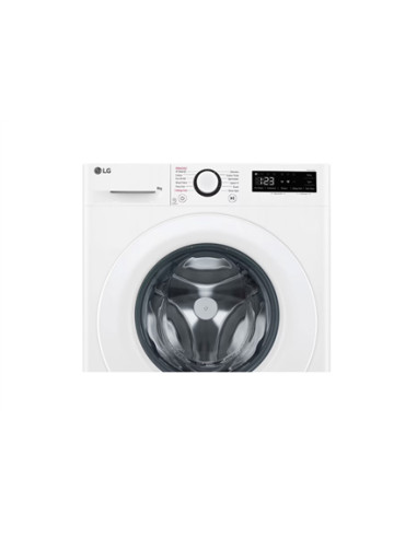 LG | Washing machine | F2WR508SWW | Energy efficiency class A | Front loading | Washing capacity 8 kg | 1200 RPM | Depth 47.5 cm