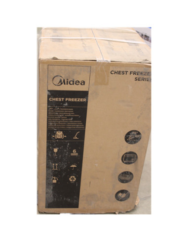 SALE OUT. Midea Freezer | MDRC152FEE01 | Energy efficiency class E | Chest | Free standing | Height 85 cm | Total net capacity 9