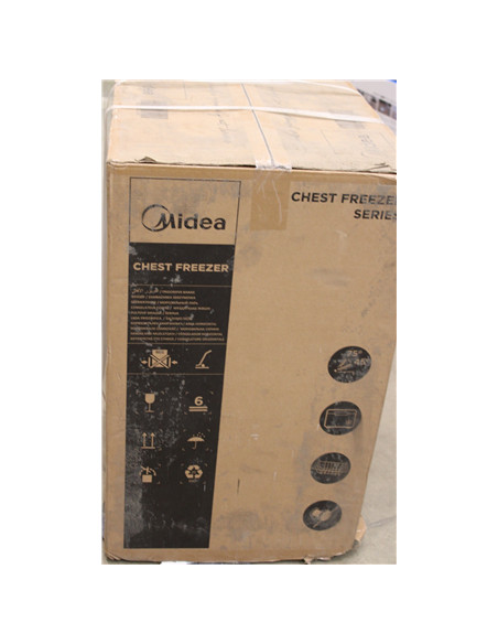 SALE OUT. Midea Freezer | MDRC152FEE01 | Energy efficiency class E | Chest | Free standing | Height 85 cm | Total net capacity 9