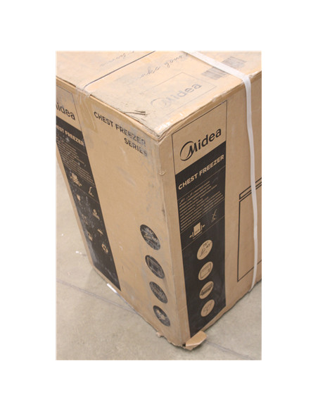 SALE OUT. Midea Freezer | MDRC152FEE01 | Energy efficiency class E | Chest | Free standing | Height 85 cm | Total net capacity 9