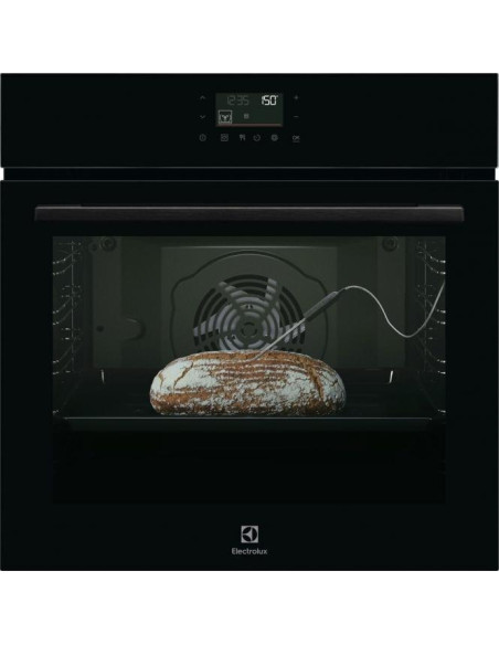 Juodos spalvos orkaitė su pirolize ir garų funkcija Electrolux LOD7P87Z