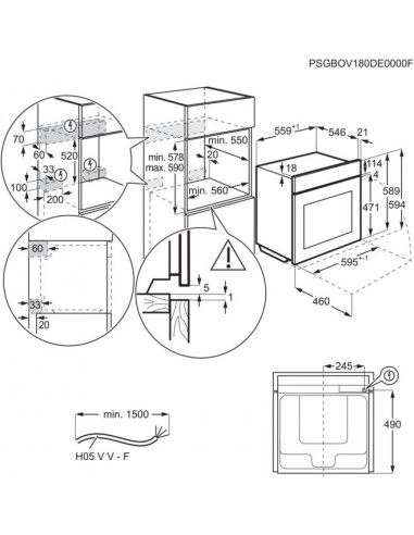 Garinė orkaitė Electrolux EOC8P39H