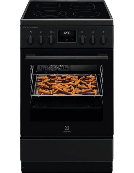Juodos matinės spalvos el. keraminė viryklė ElectroluxLKR564276K