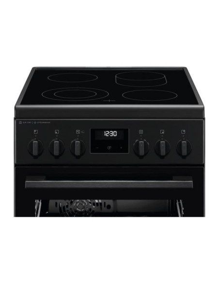 Juodos matinės spalvos el. keraminė viryklė ElectroluxLKR564276K