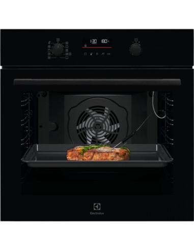 Juodos spalvos orkaitė Electrolux LOF6P37Z