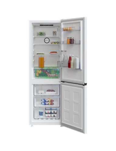 BEKO Refrigerator | B3RCNA344HW1 | Energy efficiency class E | Free standing | Combi | Height 179.6 cm | No Frost system | Fridg