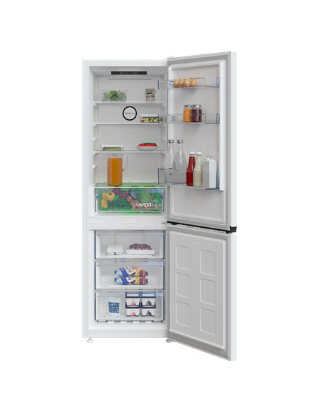 BEKO Refrigerator | B3RCNA344HW1 | Energy efficiency class E | Free standing | Combi | Height 179.6 cm | No Frost system | Fridg