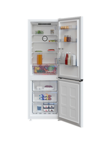 BEKO Refrigerator | B3RCNA344HW1 | Energy efficiency class E | Free standing | Combi | Height 179.6 cm | No Frost system | Fridg