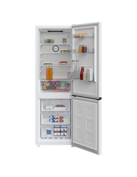 BEKO Refrigerator | B3RCNA344HW1 | Energy efficiency class E | Free standing | Combi | Height 179.6 cm | No Frost system | Fridg
