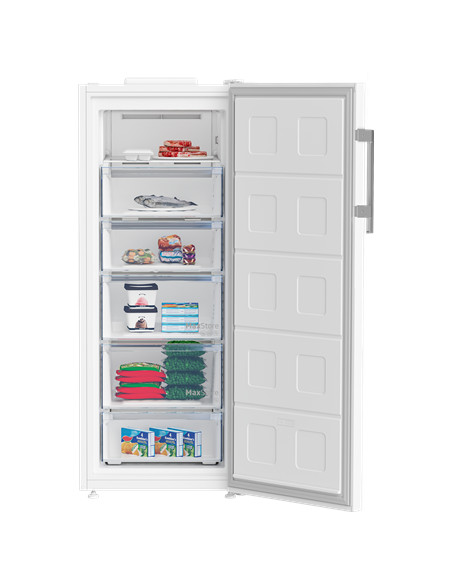 BEKO Freezer | B5RFNE274W | Energy efficiency class E | Upright | Free standing | Height 151.5 cm | Total net capacity 220 L | N