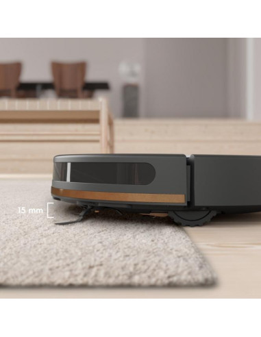 Naujos kartos išmanusis dulkių siurblys-robotas Electrolux ER61UD1UG pilkas