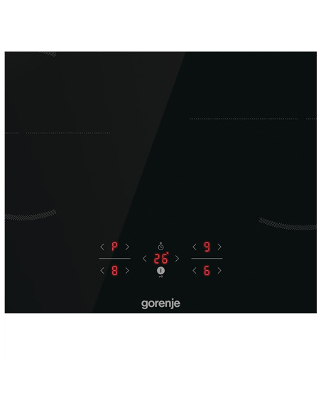 Gorenje | Hob | GI6401BSC | Induction | Number of burners/cooking zones 4 | Touch | Timer | Black