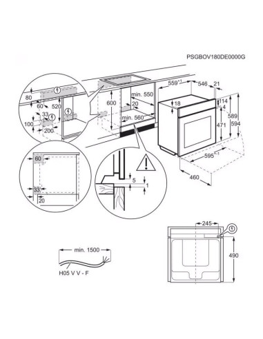 Orkaitė AEG NBS6P53AK