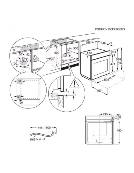 Orkaitė AEG NBS6P53AK