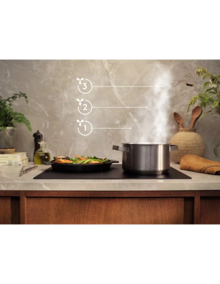 Juodos spalvos 54 cm pločio įmontuojamas gartraukis Electrolux LFG815K