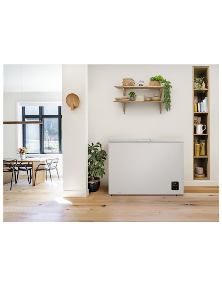 Gorenje Freezer | FH30EAW | Energy efficiency class E | Chest | Free standing | Height 84.7 cm | Total net capacity 297 L | Disp