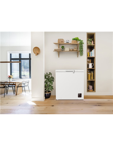 Freezer | FH20E6W5 | Gorenje Energy efficiency class E | Chest | Freestanding | Height 85.8 cm | Total net capacity 198 L | Disp