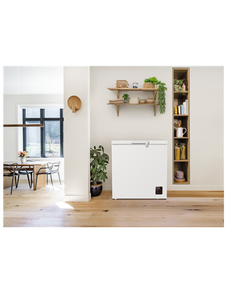 Freezer | FH20E6W5 | Gorenje Energy efficiency class E | Chest | Freestanding | Height 85.8 cm | Total net capacity 198 L | Disp