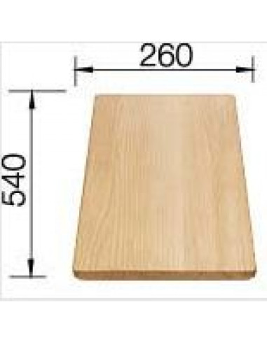Schneidbrett Holz 540 x 260 mm