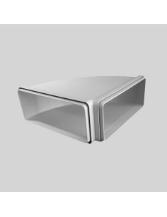 Horizontal Rectangular Bend 90 deg. 220x90 mm
