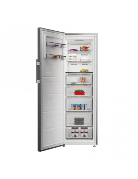 Sidabrinės spalvos šaldiklis Whirlpool WHMFF 6312 XP4