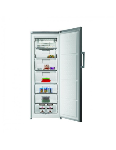 171 cm aukščio sidabrinės spalvos šaldiklis Indesit FINS 1261 S4E