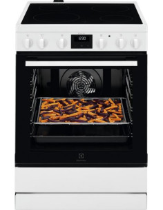 60 cm pločio baltos el keraminė viryklė Electrolux LKR64023AW
