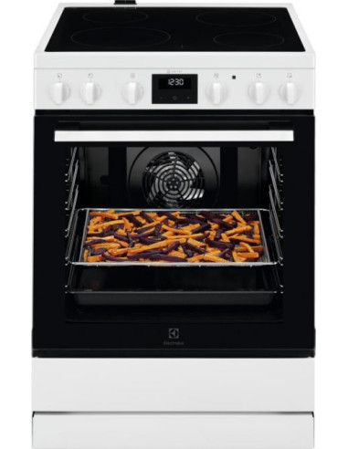 60 cm pločio baltos el keraminė viryklė Electrolux LKR64023AW